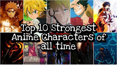 top 10 strongest anime character